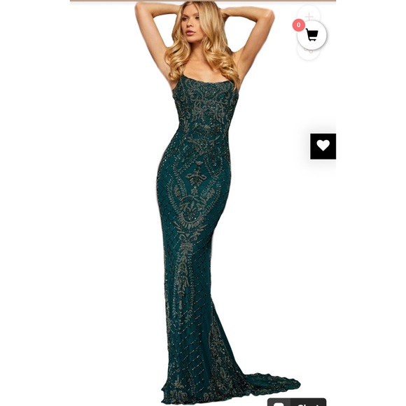 Sherri Hill Dresses & Skirts - SHERRI HILL EMERALD GREEN DRESS 52454